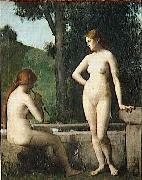 Jean-Jacques Henner Idylle oil on canvas